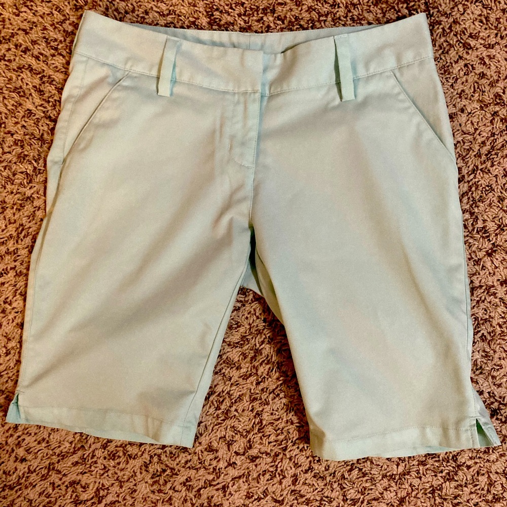 Mint green Adidas Women’s golf shorts size 4